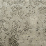 Beige Modern Hand-Knotted Wool & Silk Rug - Image 6