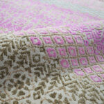 Modern Hand Knotted Wool Silk Multicolor Area Rug - Image 6