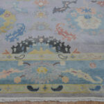 Lavender Bloom Heritage Oushak Rug - Image 4