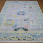 Lavender Bloom Heritage Oushak Rug - Image 2