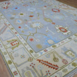 Sky Blossom Heritage Oushak Rug - Image 3