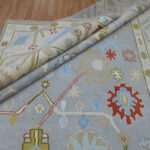 Sky Blossom Heritage Oushak Rug - Image 6
