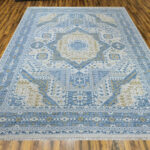 Designer Handknotted Mamluk Wool Area Rug - Image 2