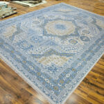 Designer Handknotted Mamluk Wool Area Rug - Image 3