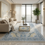 Designer Handknotted Mamluk Wool Area Rug