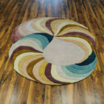 New Zealand Wool Swirl Tufted Rug - Image 2