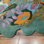 Hand Tufted Vibrant Floral Wool Rug - Image 4