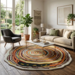 Modern Eclipse Hand Tufted Wool Rug