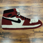Hand Tufted Sneaker Design Wool Rug - Image 4
