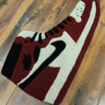 Hand Tufted Sneaker Design Wool Rug - Image 3