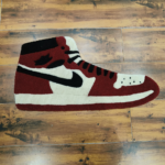 Hand Tufted Sneaker Design Wool Rug - Image 2