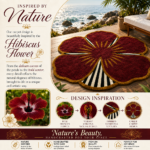 Hibiscus Bloom Hand Tufted Rug - Image 3