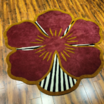 Hibiscus Bloom Hand Tufted Rug - Image 4
