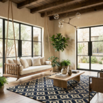Tufted Geometric New Zealand Wool Rug