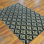 Tufted Geometric New Zealand Wool Rug - Image 2