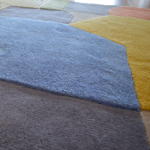 Modern Abstract Geometric Hand Tufted Wool Area Rug - Image 6