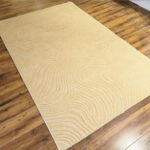 Hand Tufted Abstract Wave Wool Rug - Image 2