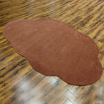 Irregular Hand Tufted Abstract New Zealand Wool Rug - Image 2