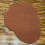 Irregular Hand Tufted Abstract New Zealand Wool Rug - Image 4