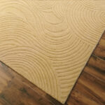 Hand Tufted Abstract Wave Wool Rug - Image 5