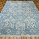 Azure Heritage Mamluk Wool Rug - Image 2