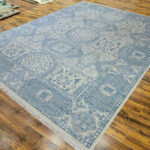 Azure Heritage Mamluk Wool Rug - Image 3