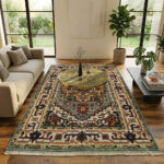 Forest Medallion Tribal Rug – Hand Knotted Wool