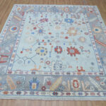Grey Ivory Artisan Oushak Rug – Hand Knotted Wool - Image 5