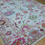 Rosewood Blossom Heritage Oushak Rug - Image 5