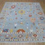 Grey Heritage Oushak Rug – Hand Knotted Wool - Image 4