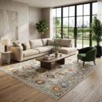 Ivory Heritage Oushak Rug – Hand Knotted Wool