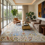Sky Blossom Heritage Oushak Rug