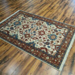 Rust Medallion Heritage Rug – Hand Knotted Wool - Image 3