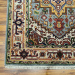 Forest Medallion Tribal Rug – Hand Knotted Wool - Image 5