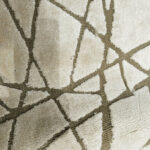 Ivory Taupe Shattered Stone Rug – Hand Knotted Wool & Viscose - Image 3