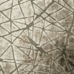 Brown Shattered Stone Abstract Rug – Hand Knotted Wool & Viscose - Image 6