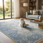 Azure Heritage Mamluk Wool Rug